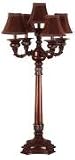 5 Light Candelbra Floor Lamp 43 Ht W Shade