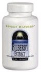 Bilberry Extract 50mg 120 Tabs by Source Naturals