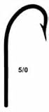 O. Mustad & Son O'Shaughnessy SW Sz5/0 Plastic Box w/100 Hks Tin