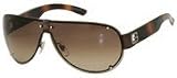 GUCCI 1873S GG 1873/S STRIPED BROWN RUTHENIUM/BROWN SHADED (OUY/JD)