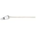 LDR 503 1860 Non-Metallic Flush Lever - 9-Inch White Arm - Replaces Mansfield Model 41, Chrome Plated