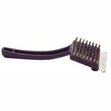 Curved Handle Grill Brush. 10.5 Inch