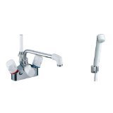 [BF-M616H]INAXシャワーバス水栓 ２ハンドルシャワー　 ミーティス（デッキタイプ）（BFM616H）