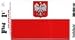 Vinyl Decal- Poland Flag Sticker
