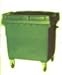 Wheelie Bin - Green - 660L - Free Delivery