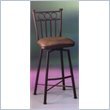 Bostonian Rust 30" Swivel Barstool w/ Coffee Fabric