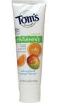 Tom's of Maine Children's Natural Fluoride Toothpaste Outrageous Orange Mango -- 4.2 oz