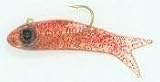 D.O.A. FBB4S-338 Bait Buster Shallow Runner -- Near Clear/Red Glitter 4