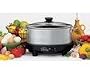 West Bend 84846 6-Quart "Versatility Deluxe" Everyday Cooker, Stainless Steel/Black
