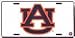 Auburn University Tigers License Plate