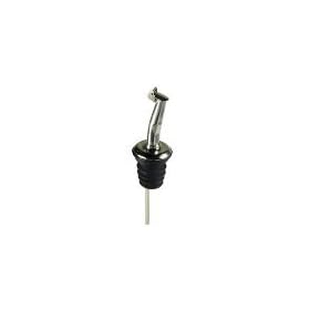 Flip-Top Metal Liquor Bottle Pourer - Set of 6 