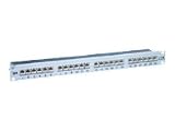 BTR E-DAT Patchpanel 24x88 1HE Cat.6 alu-elox mit LSA-Anschlussklemmen, alu eloxiert