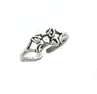 Toe Ring - Sterling Silver Antiqued Butterfly Toe Ring