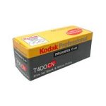 Kodak Professional T400 CN, C-41 Process Black & White Negative Film ISO 400, 120 Size, USA