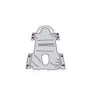 Drive Medical Commode Sling With Head Support Polyester - Model 13250p