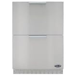 DCS RF24D 24 Built-in Double Drawer Refrigerator with 5.6 cu. ft. Capacity