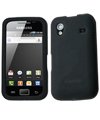 Silicone Rubber Skin Case for Samsung Galaxy Ace GT-S5830, Black