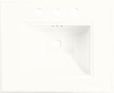 KOHLER K-2345-8-0 Memoirs Lavatory Basin with Stately Design, White