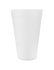 Genuine Joe GJO58554 Hot/Cold Foam Cup, 16-Ounce Capacity, White (Carton of 500)