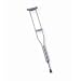 2 PR. Medline Push Button Crutches, Child, 4 ft 2 in-4 ft 6 in