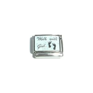 Buy Clearly Charming Walk With God Italian Charm Bracelet Link by Clearly Charming
