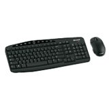 Microsoft Wireless Optical Desktop 700 v2 - Keyboard - wireless - RF - mouse - USB wireless receiver - black - English - OEM (pack of 3 )