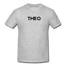 THEO - Name-series - Heather Grey or White T-shirt