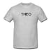 THEO - Name-series - Heather Grey or White T-shirt