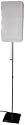 Zen Simple Neutral Linear Urban Design - 5ft. Yoko Contemporary Japanese Lantern Floor Lamp - White