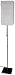 Zen Simple Neutral Linear Urban Design - 5ft. Yoko Contemporary Japanese Lantern Floor Lamp - White