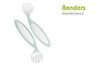 Boon Benders - Adaptable Utensils in Blue/White