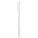 Dart K6BW 6-1/2" Length, White Color, Style Setter Polypropylene Medium Weight Knife (Case of 1,000)