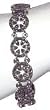 Link Bracelet in Sterling Silver Womens Gift 7 inches