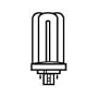 Kichler 4023 PLT 13 Fluorescent 3 Loop Bulb Bulbs