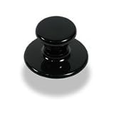 (Pack x 1) Brand New Genuine MORPHY RICHARDS 48710, 48711, 48713, 48714, 48715, 48718, 48719, 48720, 48721, 48726, 48730, 48732, 48738, 48736, 48737, 48790, 48795 & 48796 Replacement Slow Cooker Glass Lid KNOB & Skirt (48715001)