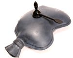 Massive Capacity Black Rubber 6.5 Quart JBL Sit-On Top Enema Bag and Adjustable Nozzle Set
