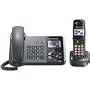 Panasonic  DECT 6.0 2-Line Black Corded Cordless Telephone (KX-TG9391T)