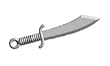Dadao (Silver) - LEGO Compatible Brickarms Weapon