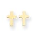 14k Cross Childrens Earrings