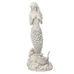 At the Shore Crusted Shell Mermaid Figure