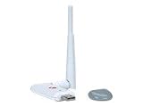 INTELLINET WLAN 150N High-Power Adapter USB 20 dBm Ausgangsleistung 1T1R abnehmbare 3 dBi Antenne Farbe weiss 150 Mbit/s