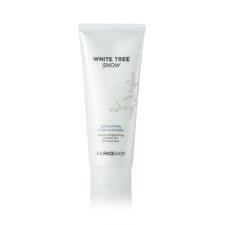 The Face Shop White Tree Snow Exfoliating Foam Cleanser