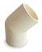 Industrial Grade 2GKC5 Elbow, 45 Deg, 2 In, Slip, CPVC