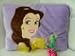 Disney Princess Belle Pillow w/ Plushy Rose