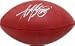 Adrian Peterson Hand Signed Autographed Minnesota Vikings Full Size Official Wilson Duke NFL Football w/ Photo of Signing
