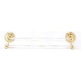 Allied Brass 18 quot Double Towel Bar Satin Gold PR 72 18 SGD