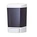 San Jamar SF30 Classic Bulk Foam Soap Dispenser, 30 oz Capacity, 4-1/8" Width x 6-1/8" Height x 4-1/4" Depth, Arctic Blue