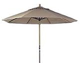 Three Birds 11ft Crank Lift and Rotational Tilt Patio Umbrella Package