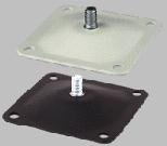Square Base Base, w/1/4-20 stud, white