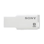 Sony 8GB USB Micro Vault TINY USM8GM/W -(White)